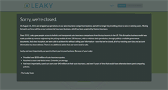 Desktop Screenshot of leaky.com